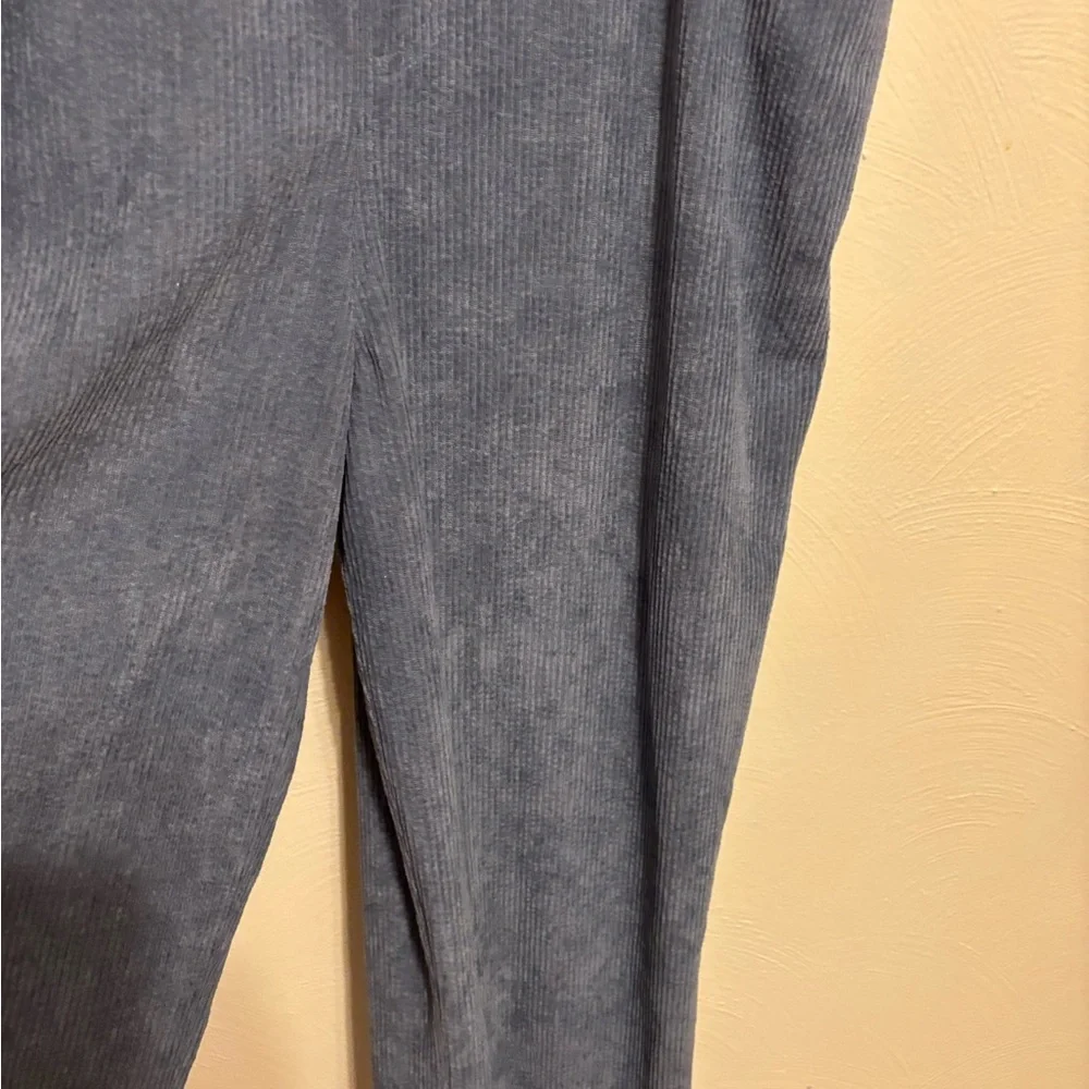 Thread & Supply Blue Corduroy Overalls XL Boho Bib Jumpsuit - Picture 6 of 9